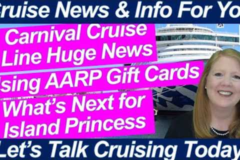 CRUISE NEWS! ISLAND PRINCESS | SHIP HITS BRIDGE |HUGE CARNIVAL Update CRUISE LINE GIFT CARD HOW TO