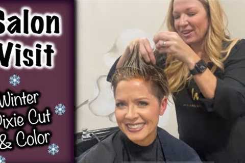 Salon Visit | My Winter Pixie Cut &amp; Color