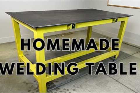 DIY Homemade Welding Table / Workbench with Accessory Mounting option pt1