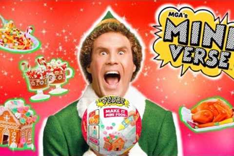 UNBOXING FULL COLLECTION MINI VERSE HOLIDAY!! BUDDY THE ELF!!