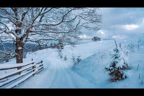 Instrumental Acoustic Indie/Folk Playlist, Chill Music November Snow Open Road Folk Music