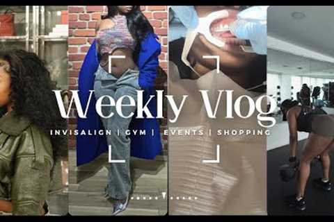 Weekly Vlog | I Got Invisalign | New DJI Osmo 3 | Gym Workouts | XMAS Decor Shopping
