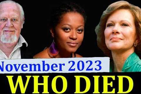 13 Iconic Celebrities Who Died Today 20th November 2023 | Actors Who Died