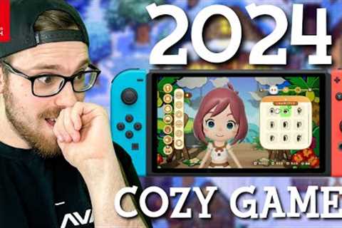 MY MOST Anticipated COZY GAMES For 2024 | Nintendo Switch