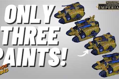 Speed Paint your Legions Imperialis tanks with just 3 paints! #legionsimperialis