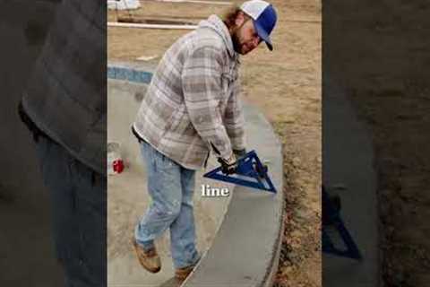 Watch this before installing your coping on a free-form pool!