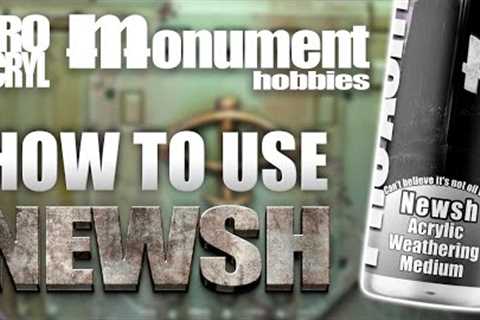 How to Use Pro Acryl Newsh: Acrylic Weathering Medium