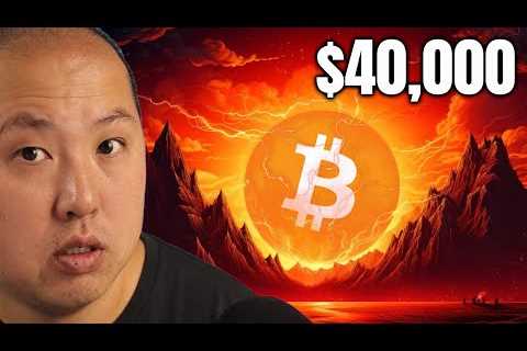 [WARNING] Bitcoin to $40,000 and Crypto PUMP Incoming