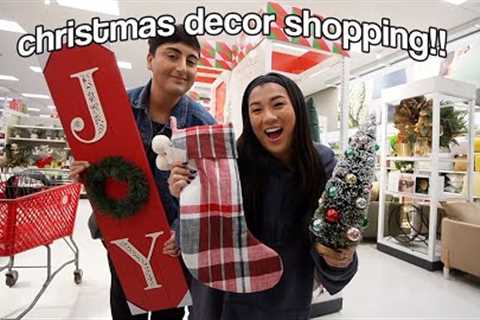 TARGET CHRISTMAS DECOR SHOPPING!! come shopping with us!
