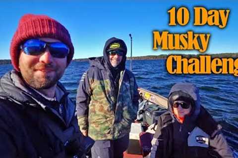 Fishing A New Trophy Lake - 10 Day November Musky Challenge 2023 - Day 6