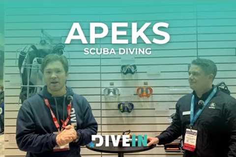 APEKS booth tour, DEMA 2023 - scuba diving