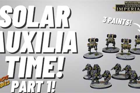 Speed Paint your Solar Auxilia Ogryns and Sentinels with just 3 or 4 paints! #legionsimperialis