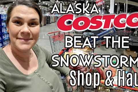 Costco Shop &amp; Grocery Haul | Beating the Alaska Snowstorm