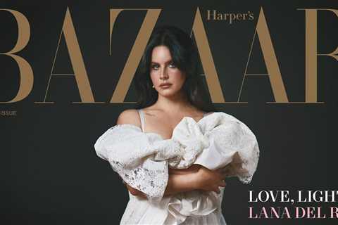 Lana Del Rey Stuns on the Cover of Harper's Bazaar's Double Holiday Issue