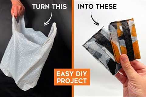 Beginners' Guide to Plastic Bag Recycling - How to Make a Wallet