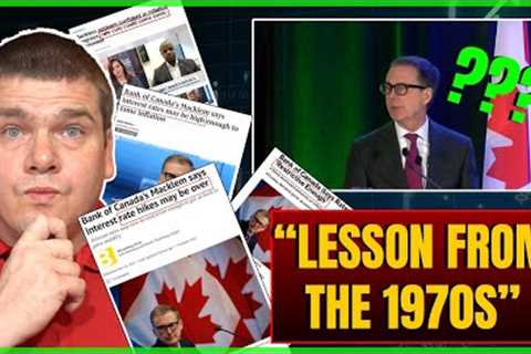Bank of Canada talks Mortgage Charter, Debt, 1970s and interest rates