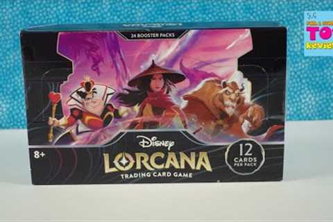 Disney Lorcana Rise Of The Floodborn Trading Card Game Booster Box Unboxing