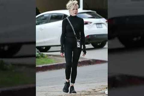This is how she dresses for a HIKEMelanie Griffith 66 looks incredibly chic in all black #ytshort