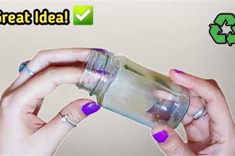 Great Idea! 👍😍 You Won't Believe It's Made With a Jar and Bamboo sticks ! Recycle