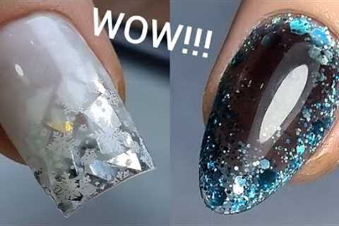 WOW !!!   WINTER Nail ART design