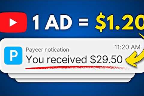 Earn $1.20 PER AD Watched - Make Money Online
