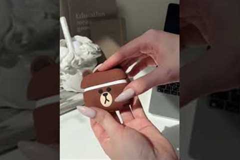 Cute case for Airpods #cute #unboxing #aliexpress #gift #girl #goods #airdrop #apple #shopping
