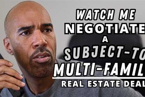 can you buy multi family real estate subject to