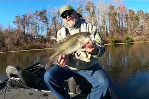 Oak Hollow Lake Fishing 11-24-2023 with bonus footage from Belews Lake