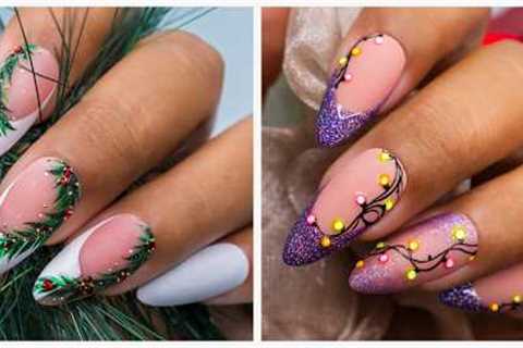 5 Christmas Nail Decoration Ideas 2023 #tutorial | Best Holidays Nail Art Compilation