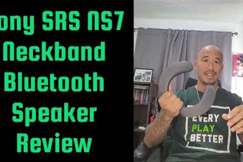 Sony SRS NS7 Neckband Speaker Review, for Game Consoles (PS5, Playstation, Xbox)