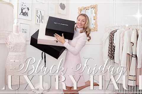 Huge LUXURY Black Friday haul! ✨ Net-a-porter, Farfetch, The Outlet &amp; more!