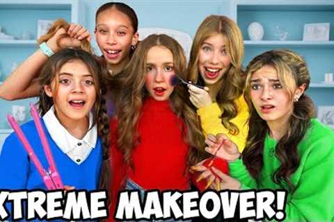 WE TURNED ANNA MCNULTY INTO A ROCK SQUAD GIRL! **Makeup &amp; Shopping Challenge**