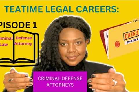 Wanna Be A Criminal Defense Attorney?