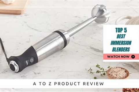 Best Immersion Blenders On Amazon / Top 5 Product ( Reviewed &amp; Tested )
