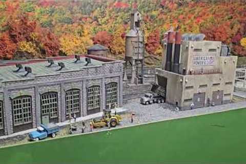 Dressing up a model railroad ! Hide anything under it.