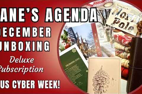 Unboxing Jane's Agenda December Deluxe Subscription Box / Plus Cyber Week!