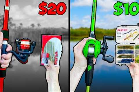$20 vs $200 Budget Fishing Challenge