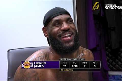 LeBron James reacts to being older than Utah Jazz head coach Will Hardy 😂