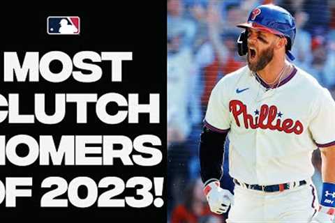 The most EPIC homers of the 2023 season!