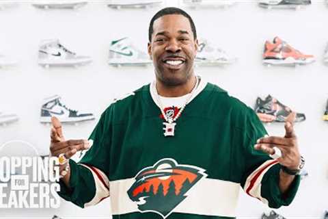 Busta Rhymes Goes Shopping for Sneakers at Kick Game