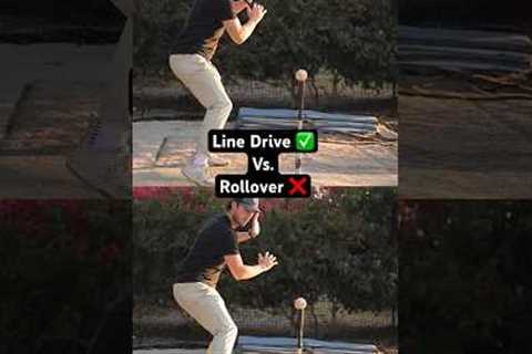 Know the Difference ⚾️ #baseball #hitting #mlb #linedrive #homerun