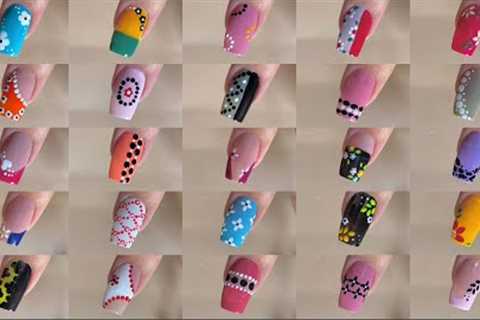 25+ Easy nail art designs compilation || Nail art tutorial for beginners