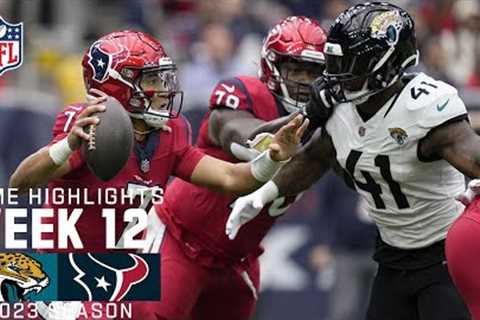 Jacksonville Jaguars vs. Houston Texans | 2023 Week 12 Game Highlights