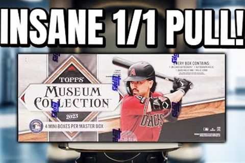 MY BEST BASEBALL HIT EVER?! | 2023 Topps Museum Collection Hobby Box Review