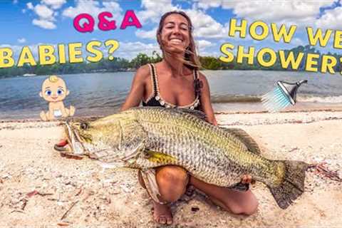 DAY 40 AT SEA: Q&amp;A Crazy fishing in Croc Infested Creek