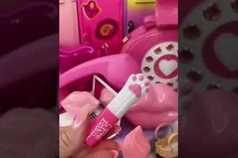 Kitty lip balm unboxing makeup ASMR cute things tapping and packaging ASMR tings #asmrsounds