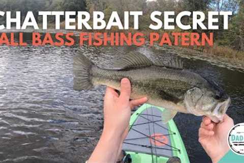 Chatterbait Secret - Fall Lilly Pads Technique - Robinson Lake Indiana