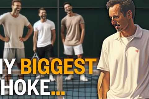 The Most EMBARRASSING Tennis Choke!