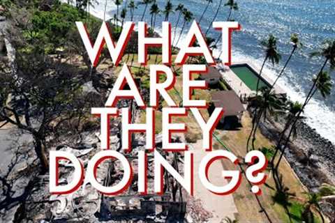 Updated Drone Footage | Lahaina Fire Devastation | Puamana and South Front St November 25th, 2023