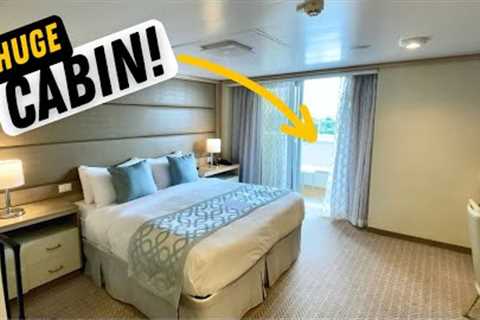 HUGE Cruise Ship Cabin Tour on Princess Cruises (2 min tour)